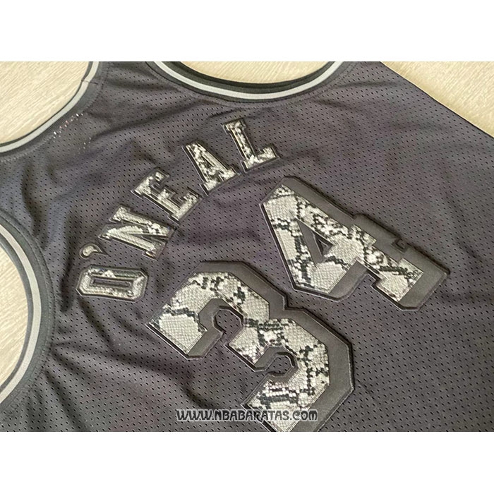 Camiseta Los Angeles Lakers Kobe Bryant #34 Swingman Mitchell & Ness 1996-97 Negro